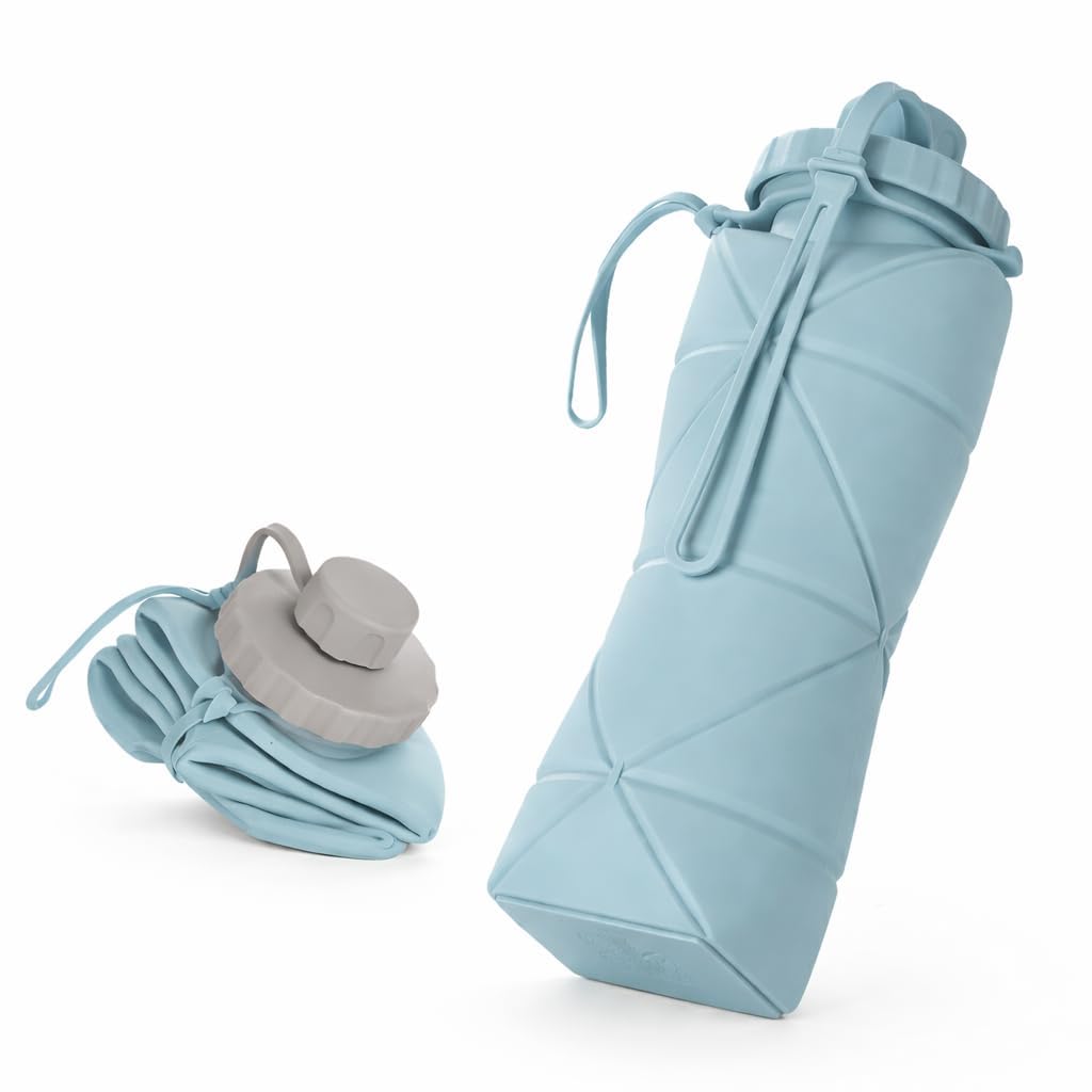 Foldable, Reusable Travel Water Bottle