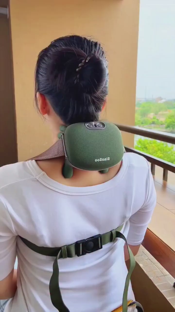 Wireless Portable Shiatsu Neck and Back Massager